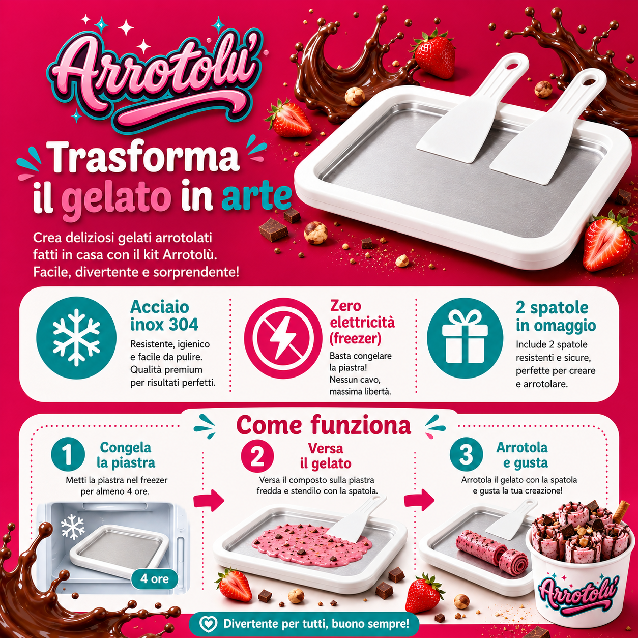 Arrotolù | Kit Gelato Arrotolato