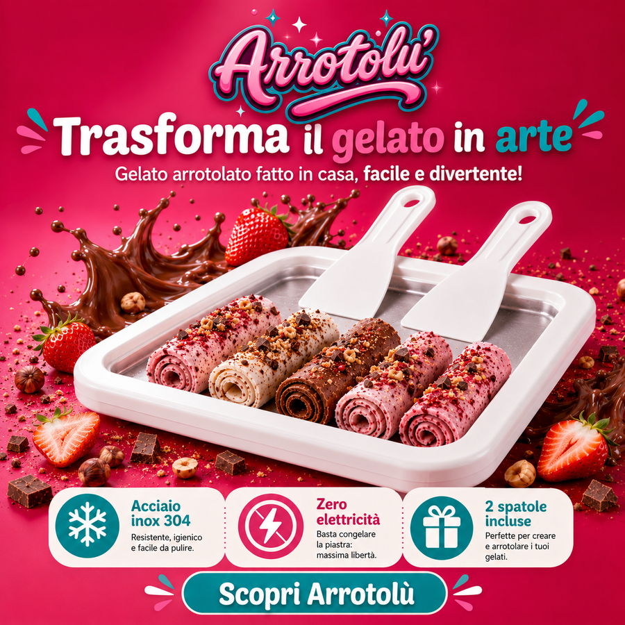 Rolled gelato arrotolato